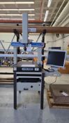 2012 HELMEL CHECKMASTER 216-142 MANUAL COORDINATE MEASURING MACHINE (CMM) WITH STAND