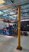 CONTRX B51010 1/4-TON FLOOR-MOUNTED JIB CRANE WITH CM CHAIN HOIST