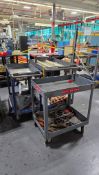 (3) ASSORTED INDUSTRIAL ROLLING SERVICE / UTILITY CARTS