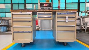 LISTA ROLLING TOOL CABINET WORKBENCH W/ 72