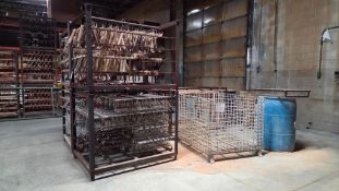 COLLECTION OF INDUSTRIAL POWDER COATING RACKS/FIXTURES/HOOKS
