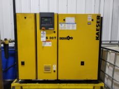 2008 KAESER AS 30 T ROTARY SCREW AIR COMPRESSOR