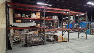 HEAVY DUTY PALLET RACKING WITH CONTENTS