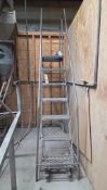 INDUSTRIAL ROLLING WAREHOUSE LADDER