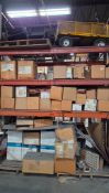 POWDER COATING PAINT & CONTENTS OF PALLET RACKING
