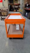 ORANGE INDUSTRIAL UTILITY CART