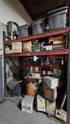 POWDER COATING PAINT & CONTENTS OF PALLET RACKING
