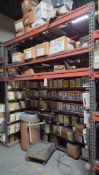 POWDER COATING PAINT & CONTENTS OF PALLET RACKING