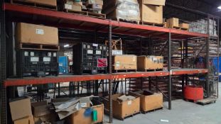 HEAVY DUTY PALLET RACKING WITH CONTENTS