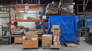 PALLET RACKING WITH CONTENTS INCLUDED