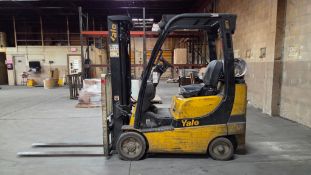 YALE 3,700LB CAPACITY FORKLIFT TRUCK GLC040SVXNURE082