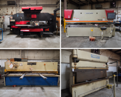 Metal Fabrication, Finishing, & Gear Manufacturing Machinery from Midwest Industrial Facilities