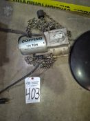 COFFING 1/4 TON ELECTRIC CHAIN HOIST