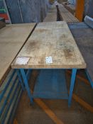 INDUSTRIAL HEAVY DUTY WORKTABLE WITH UNDER-SHELF