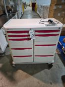 METRO STARSYS SXR MODULAR MOBILE SECURITY SUPPLY CART