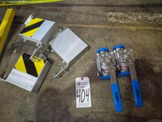 ASSORTED INDUSTRIAL FLANGED PROCESS VALVES AND PIPELINE CONTROL ASSEMBLIES