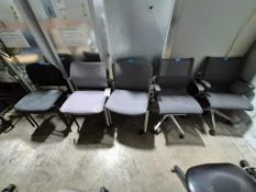 (8) ASSORTED OFFICE SIDE AND TASK CHAIRS