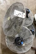 (4) 24” 3- BLADE FANS W/O BRACKETS