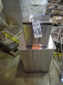 (2) STAINLESS STEEL BINS