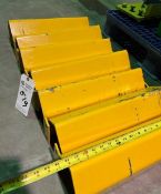 (7) INDIVIDUAL BOLT DOWN 18”X6” RACKING UPRIGHT PROTECTION BUMPERS