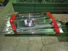 PALLET OF ASSORTED STAINLESS STEEL SCRAP AND HARDWARE