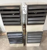 (4) ELECTRIC CEILING MOUNTED HEATERS