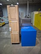 STANLEY VIDMAR INDUSTRIAL STORAGE CABINET AND WOODEN TOWER