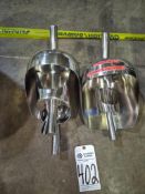 ASSORTED STAINLESS STEEL SANITARY INDUSTRIAL SCOOPS