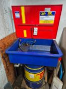 ZEP DYNA-CLEAN SOLVENT PARTS WASHER - 115V, FUSIBLE LINK SAFETY LID