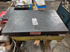 GRANITE SURFACE PLATE (36" L X 24" W X 6.5" H)