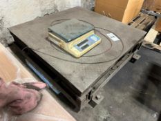 DIGI DC-120 DIGITAL COUNTING SCALE WITH FLOOR SCALE DECK PLATFORM