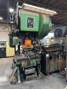 L&J NO. 100 100-TON OBI MECHANICAL PRESS WITH JAYBIRD COMBINATION PRESS FEEDER AND COIL STRAIGHTENER