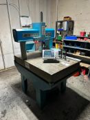1976 HELMEL CHECK MASTER 220 COORDINATE MEASURING MACHINE WITH STARRETT GRANITE SURFACE PLATE