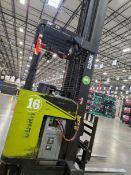 2020 CLARK NPR22 NARROW AISLE REACH FORKLIFT - 4,500 LB CAP, 36V, STAND-UP RIDER, TRIPLE MAST #1
