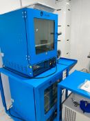 CASCADE CVO-5 VACUUM OVENS WITH STAND, VAC PUMP AND COLD TRAP