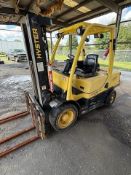 2021 HYSTER H70FT 7,000 LB LPG PNEUMATIC FORKLIFT - PSI 2.4L ENGINE, POWERSHIFT, SIDE SHIFT