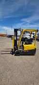 2021 HYSTER J40XNT 4,000 LB ELECTRIC 3-WHEEL FORKLIFT – CUSHION TIRE WAREHOUSE LIFT TRUCK