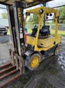 2020 HYSTER H70FT 7,000 LB LPG CUSHION/PNEUMATIC FORKLIFT - TRIPLE MAST, SIDE SHIFT #1