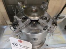 HAAS DUAL-AXIS CNC ROTARY TABLE/TRUNNION WITH 4-JAW CHUCK ASSEMBLY