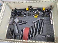 CONTENTS OF (1) TOOL BOX DRAWER - BORING BARS & TOOLING