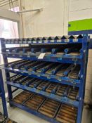 STEEL ROLLER & ANGLE SLOT, MATERIAL STORAGE RACK