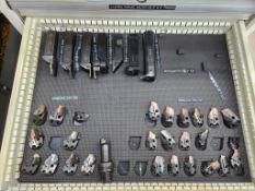 CONTENTS OF (1) TOOL BOX DRAWER - SANDVIK COROMANT COROTURN SL CUTTING HEADS & TOOLHOLDERS