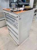 SARRALLE 6-DRAWER TOOL CABINET WITH ALL CONTENTS - INDEXABLE CARBIDE INSERT DRILLS, BORING BARS