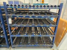STEEL ROLLER & ANGLE SLOT, MATERIAL STORAGE RACK
