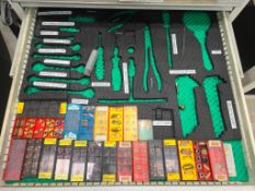 CONTENTS OF (1) TOOL BOX DRAWER - CARBIDE INSERTS