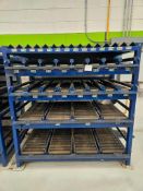 STEEL ROLLER & ANGLE SLOT, MATERIAL STORAGE RACK
