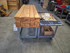 (2) HEAVY-DUTY POLY ROLLING UTILITY CARTS *CONTENTS NOT INCLUDED