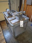 HEAVY-DUTY ROLLING UTILITY CART WITH (2) DAYTON 6