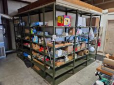 HEAVY-DUTY INDUSTRIAL METAL SHELVING *CONTENTS NOT INCLUDED