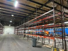 HEAVY DUTY INDUSTRIAL PALLET RACKING SYSTEM - CONTENTS NOT INCLUDED
